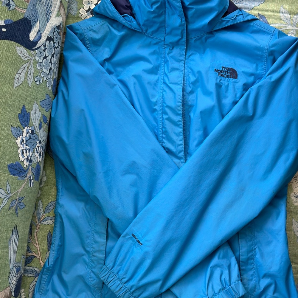 The North Face Blue Rain Jacket